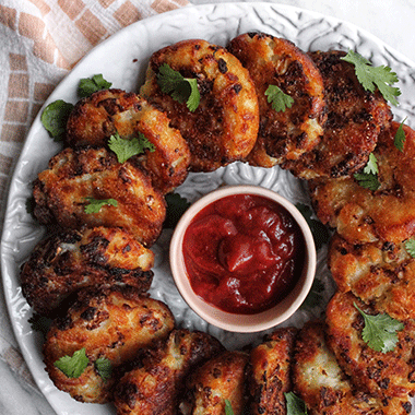 Cauliflower Potato Tots Recipe For Baby | Megan Garcia